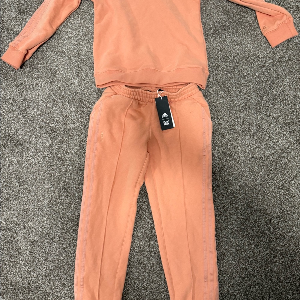 Ivy Park Adidas Coral Sweatshirt and Pants Set